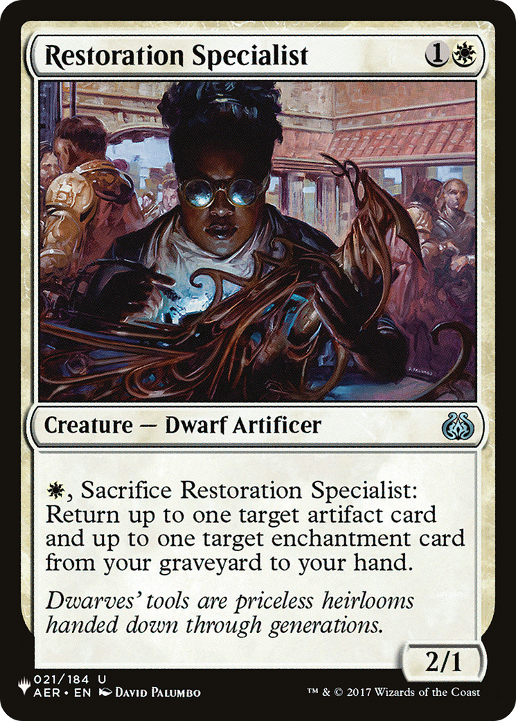 Restoration Specialist [The List] | The CG Realm