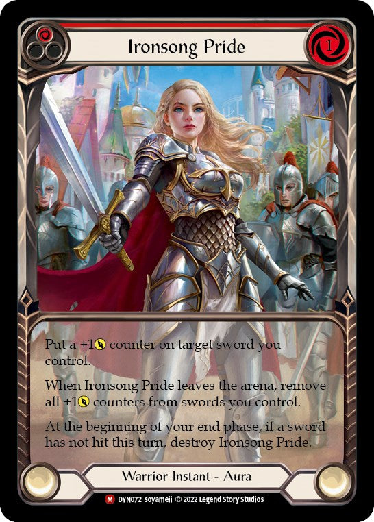 Ironsong Pride (Extended Art) [DYN072] (Dynasty)  Rainbow Foil | The CG Realm