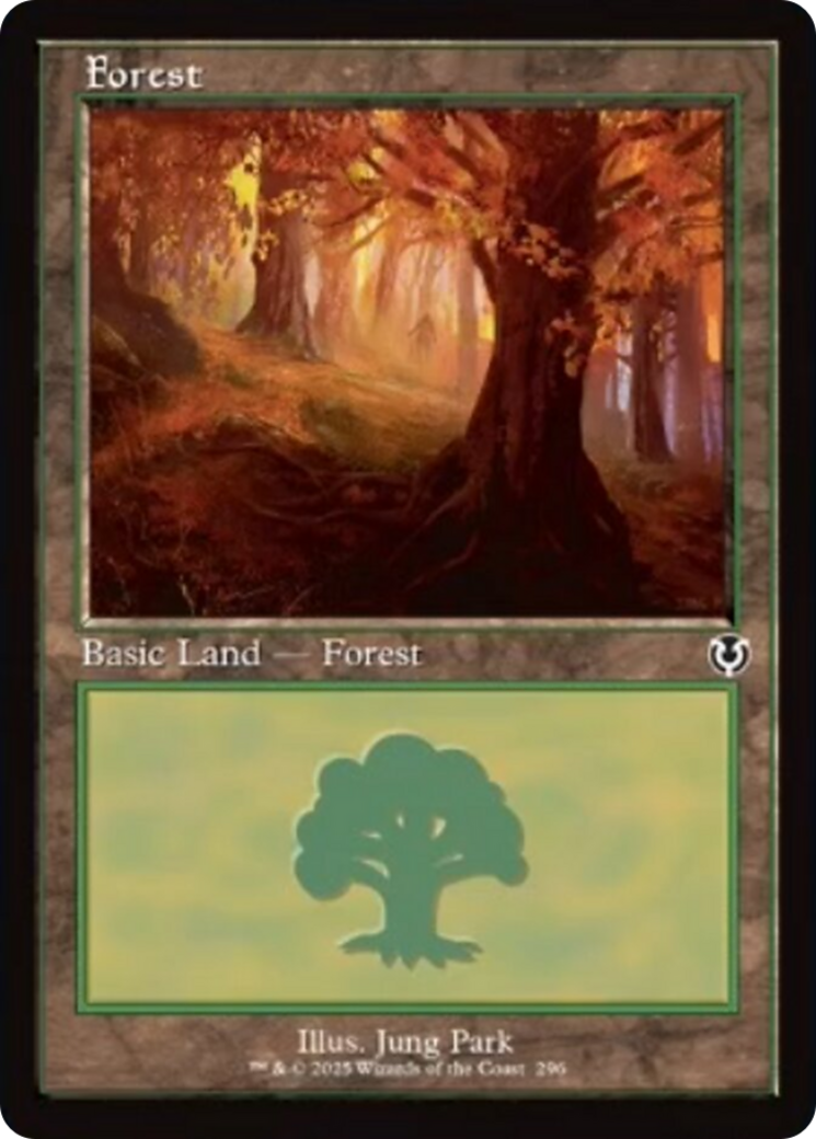 Forest (296) (Retro Frame) [Innistrad Remastered] | The CG Realm