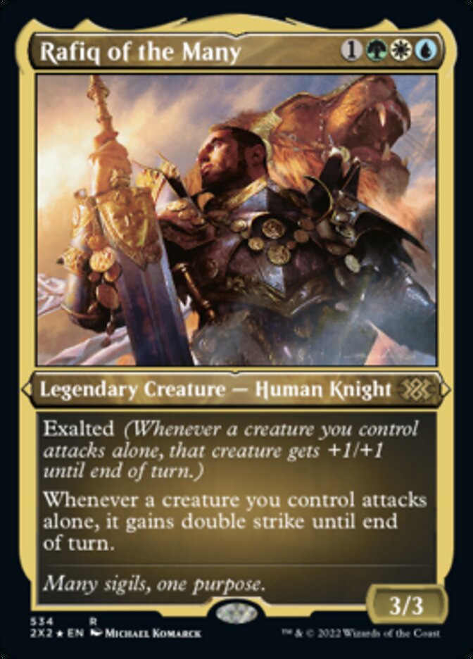 Rafiq of the Many (Foil Etched) [Double Masters 2022] | The CG Realm