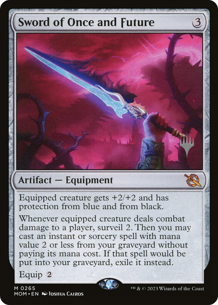 Sword of Once and Future (Promo Pack) [March of the Machine Promos] | The CG Realm