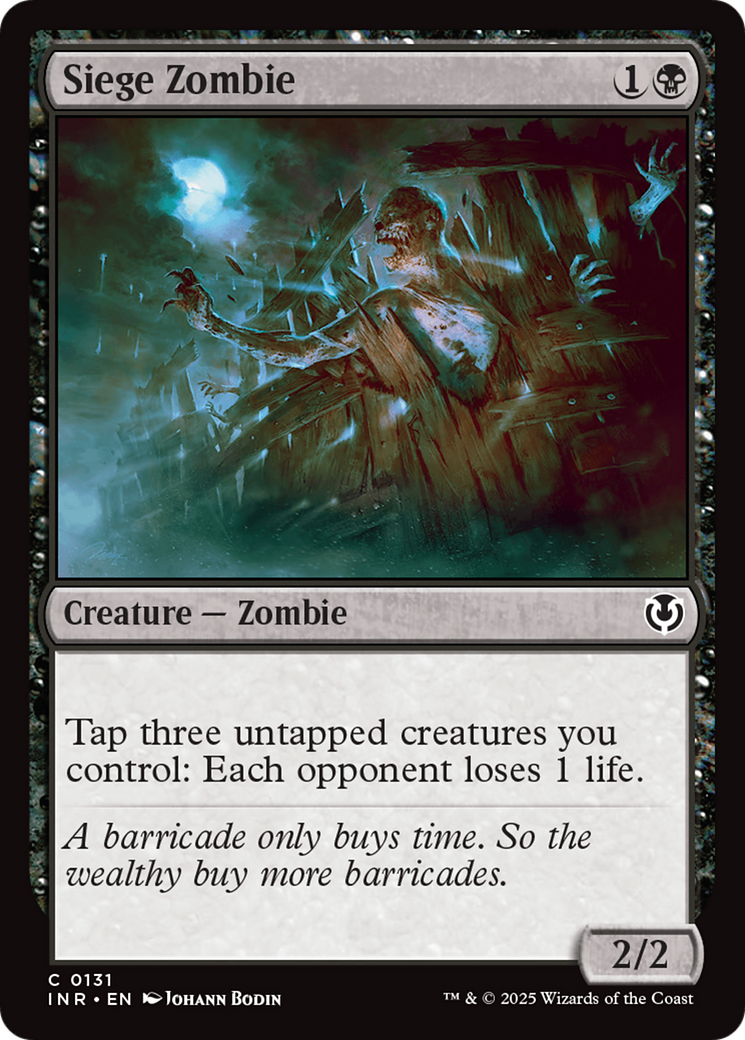 Siege Zombie [Innistrad Remastered] | The CG Realm