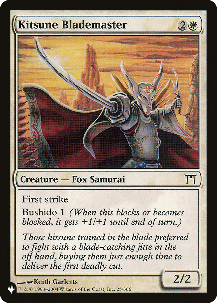 Kitsune Blademaster [The List Reprints] | The CG Realm