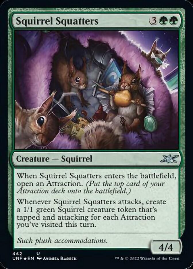 Squirrel Squatters (Galaxy Foil) [Unfinity] | The CG Realm