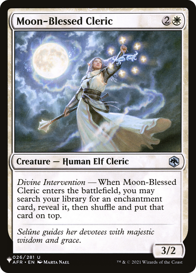 Moon-Blessed Cleric [The List Reprints] | The CG Realm