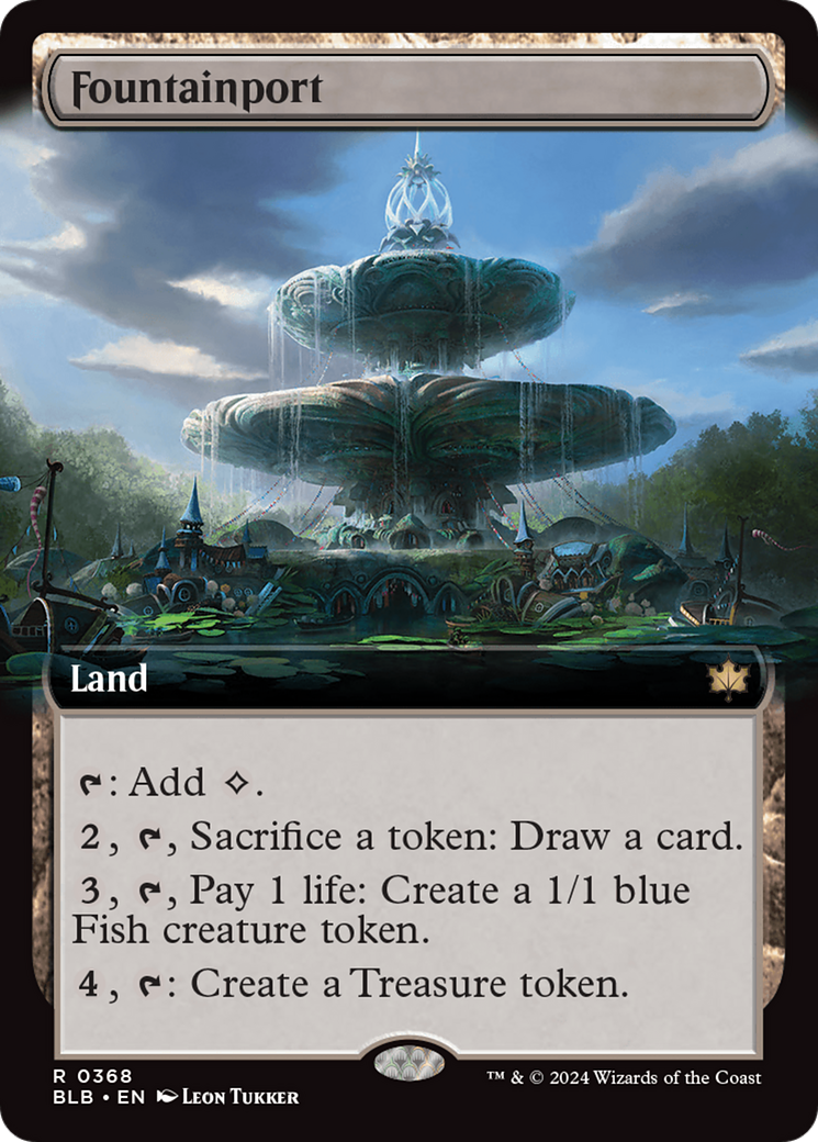 Fountainport (Extended Art) [Bloomburrow] | The CG Realm