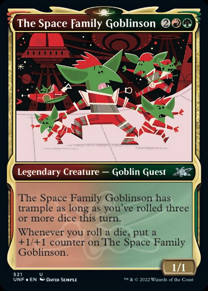 The Space Family Goblinson (Showcase) (Galaxy Foil) [Unfinity] | The CG Realm