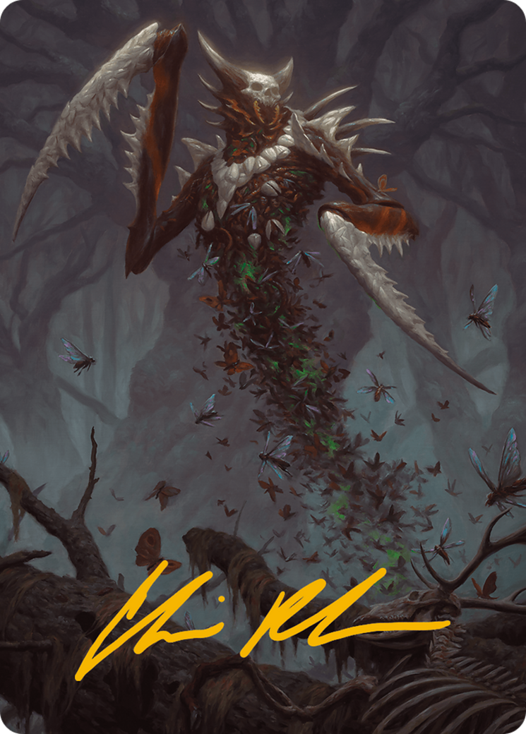 Grist, the Plague Swarm Art Card (Gold-Stamped Signature) [Modern Horizons 3 Art Series] | The CG Realm