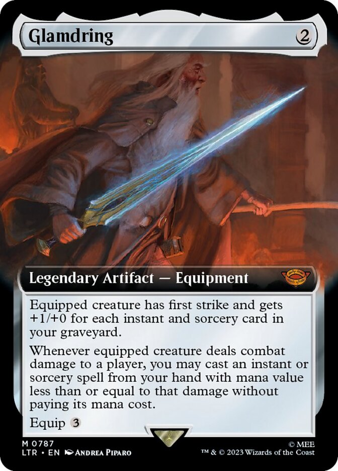 Glamdring (Extended Art) (Surge Foil) [The Lord of the Rings: Tales of Middle-Earth] | The CG Realm