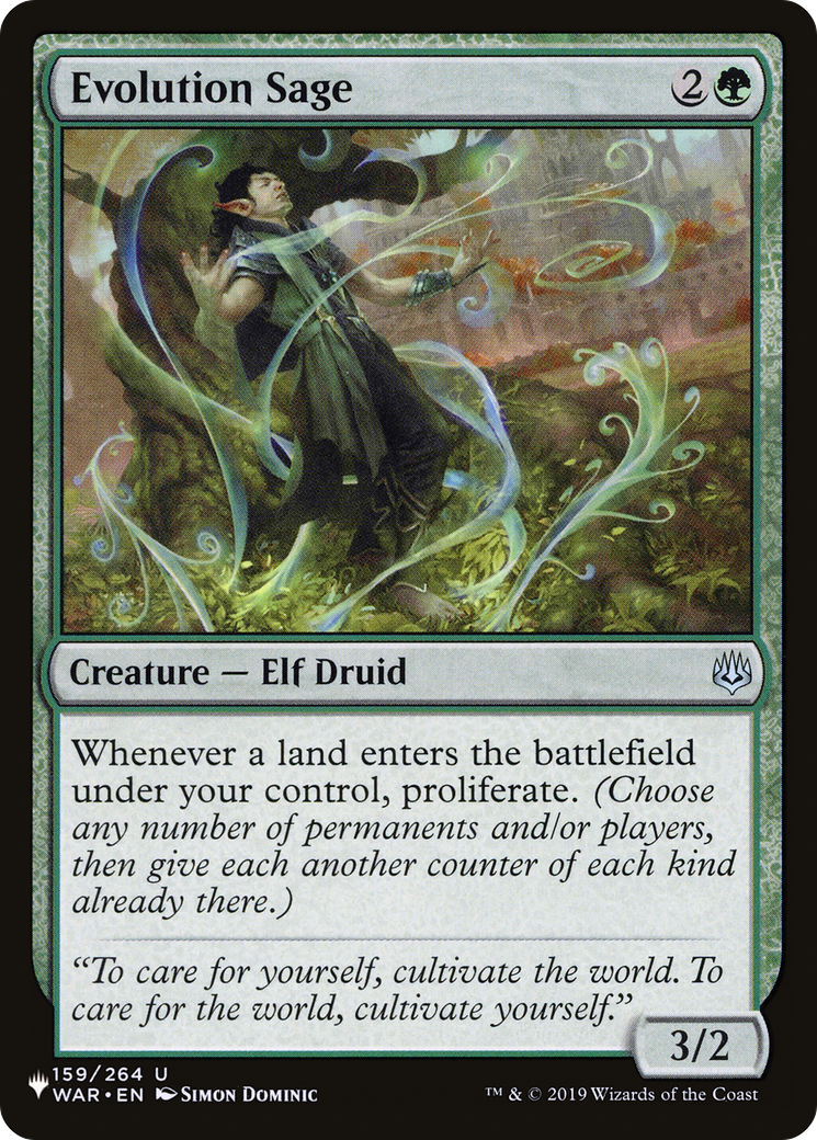 Evolution Sage [The List Reprints] | The CG Realm