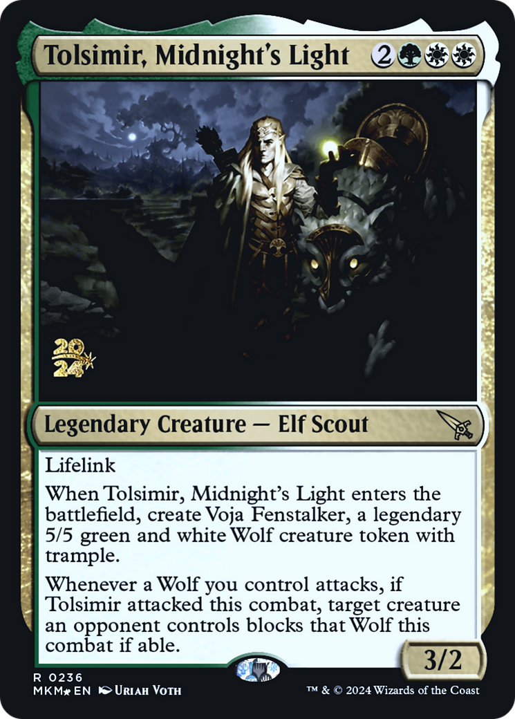 Tolsimir, Midnight's Light [Murders at Karlov Manor Prerelease Promos] | The CG Realm