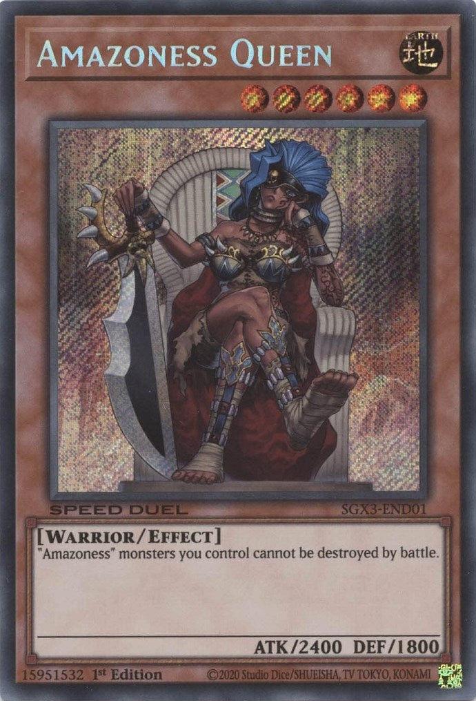 Amazoness Queen [SGX3-END01] Secret Rare | The CG Realm