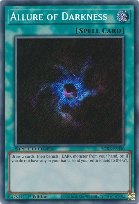 Allure of Darkness [SGX3-ENI30] Secret Rare | The CG Realm