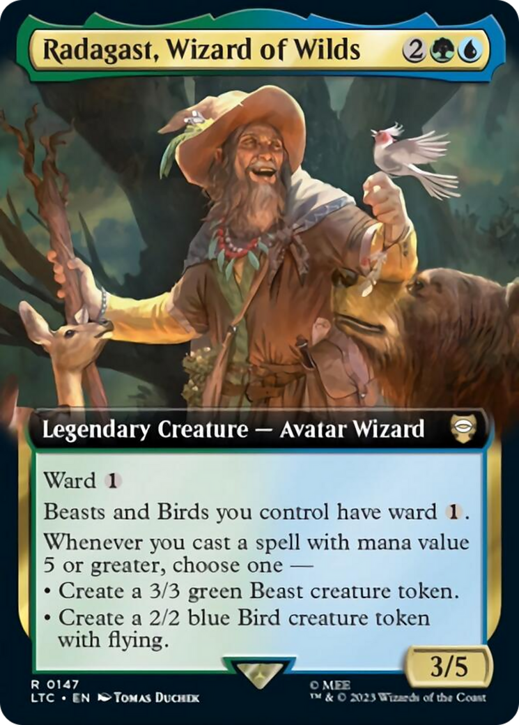 Radagast, Wizard of Wilds (Extended Art) [The Lord of the Rings: Tales of Middle-Earth Commander] | The CG Realm