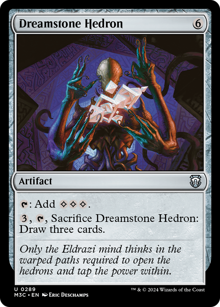 Dreamstone Hedron (Ripple Foil) [Modern Horizons 3 Commander] | The CG Realm