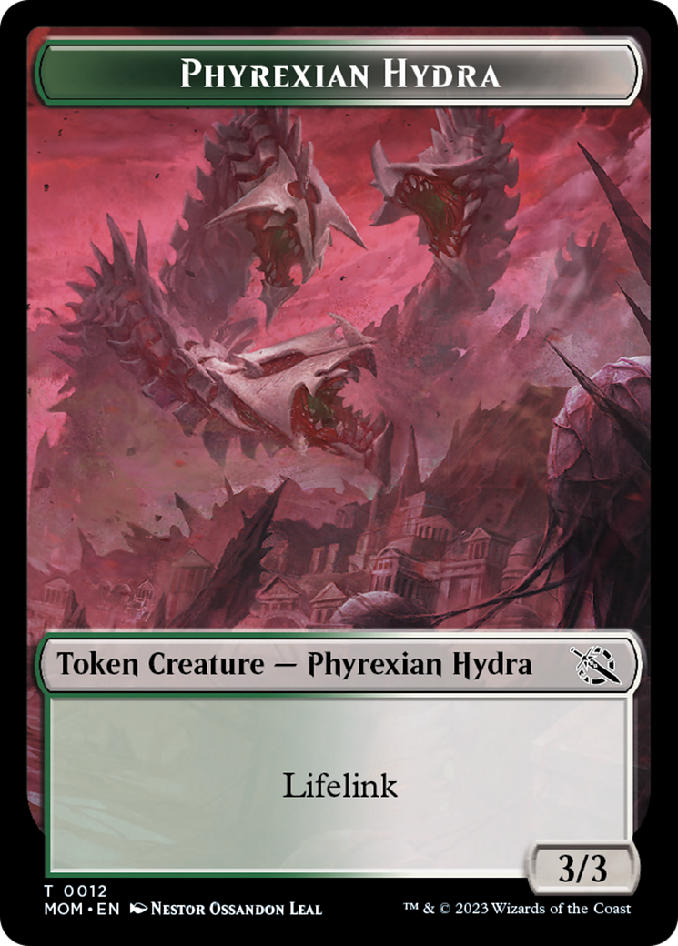 Phyrexian Hydra Token (12) [March of the Machine Tokens] | The CG Realm