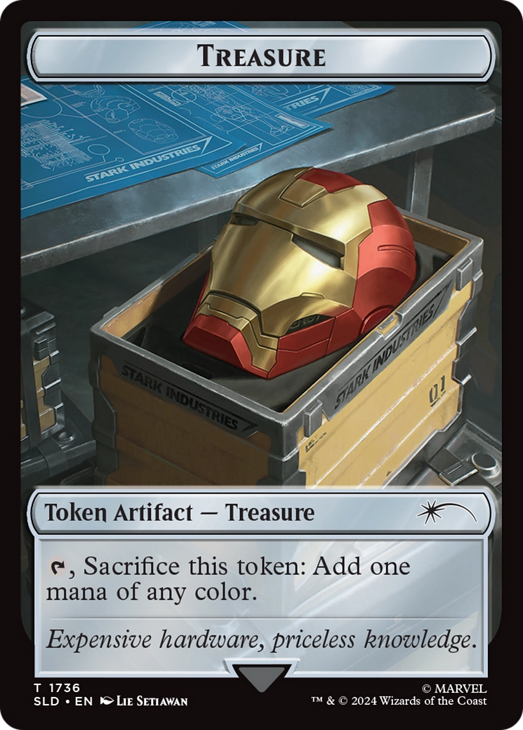 Treasure Token (1736) (Rainbow Foil) [Secret Lair Drop Series] | The CG Realm