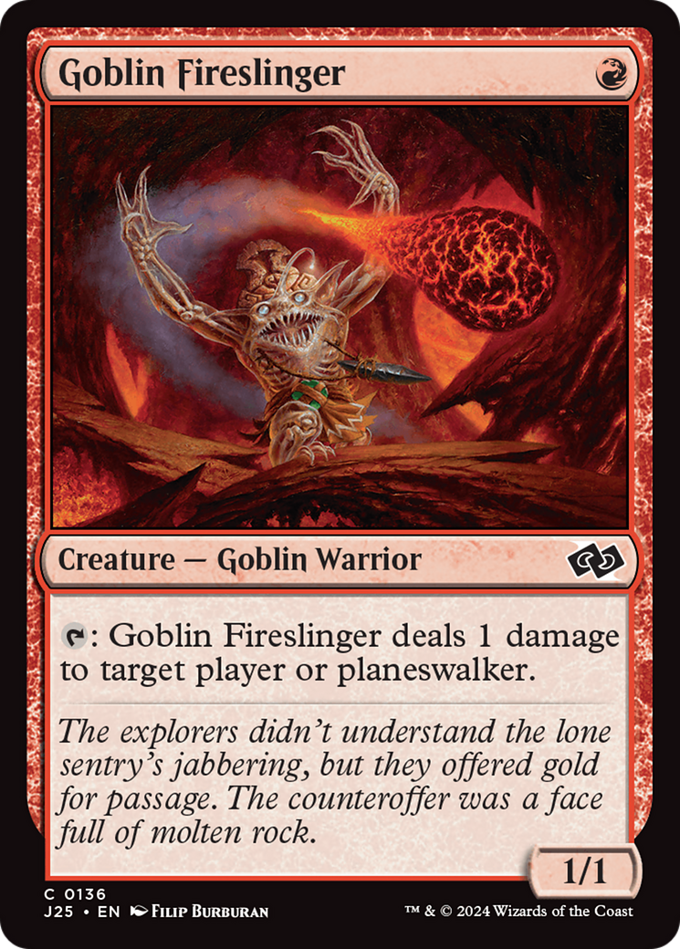 Goblin Fireslinger [Foundations Jumpstart] | The CG Realm