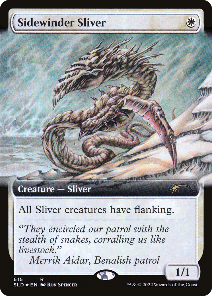 Sidewinder Sliver (Extended Art) [Secret Lair Drop Promos] | The CG Realm