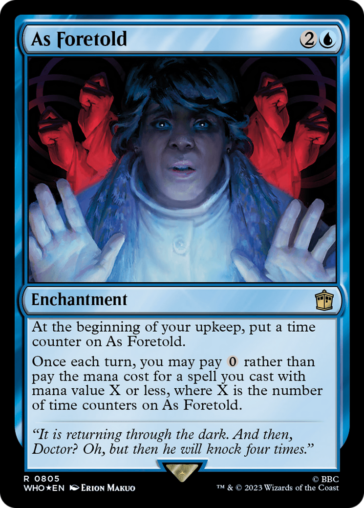 As Foretold (Surge Foil) [Doctor Who] | The CG Realm