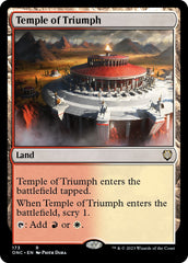 Temple of Triumph [Phyrexia: All Will Be One Commander] | The CG Realm