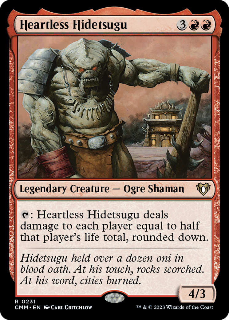 Heartless Hidetsugu [Commander Masters] | The CG Realm