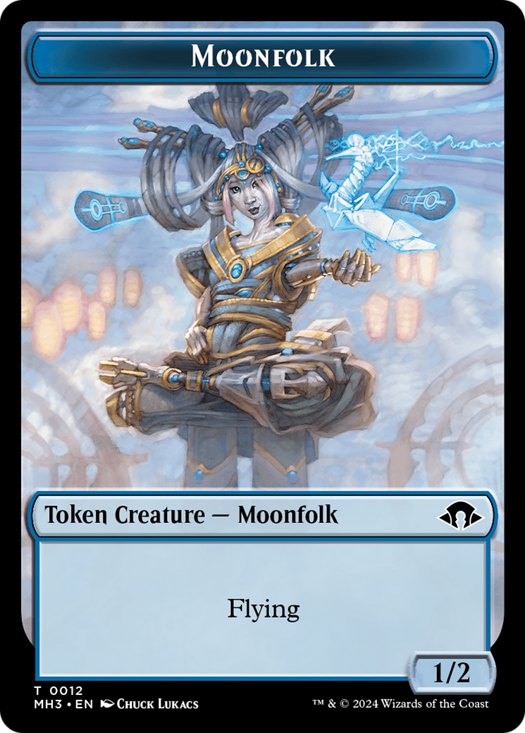 Moonfolk Token [Modern Horizons 3 Tokens] | The CG Realm