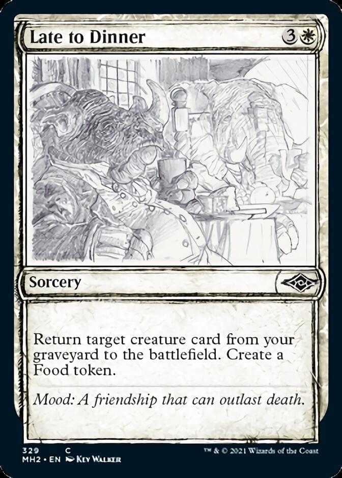 Late to Dinner (Sketch) [Modern Horizons 2] | The CG Realm