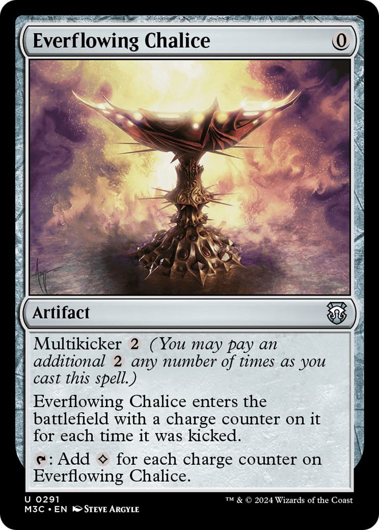 Everflowing Chalice (Ripple Foil) [Modern Horizons 3 Commander] | The CG Realm