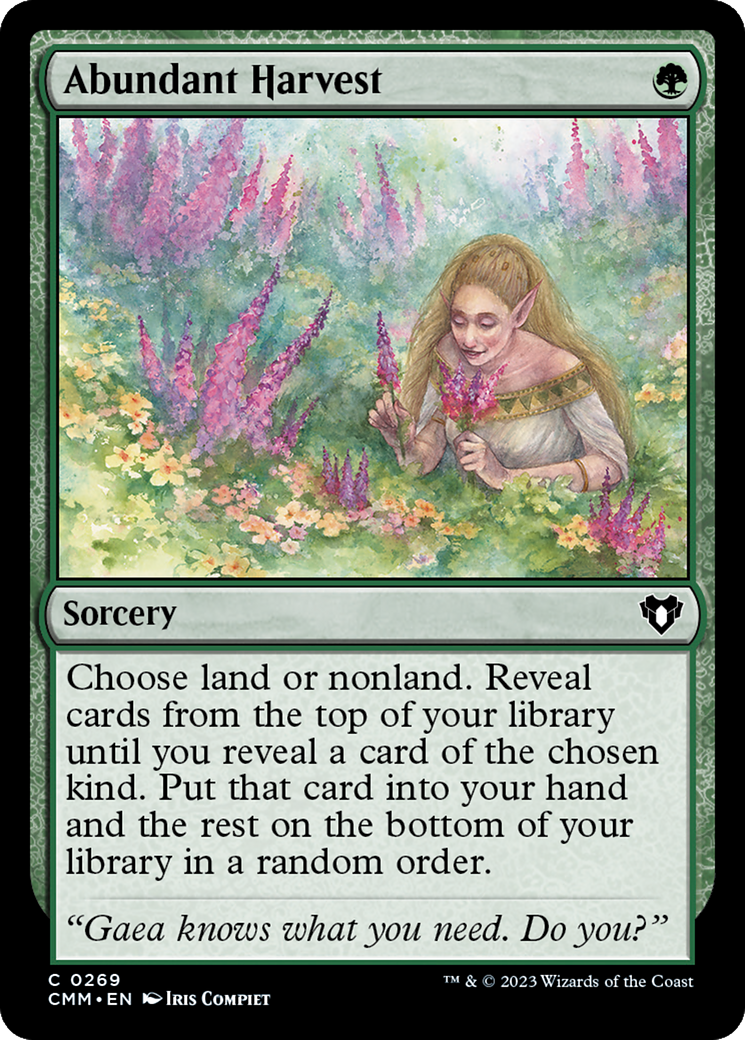 Abundant Harvest [Commander Masters] | The CG Realm