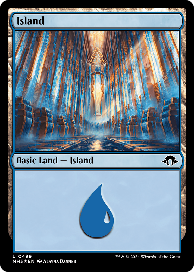 Island (0499) (Ripple Foil) [Modern Horizons 3] | The CG Realm