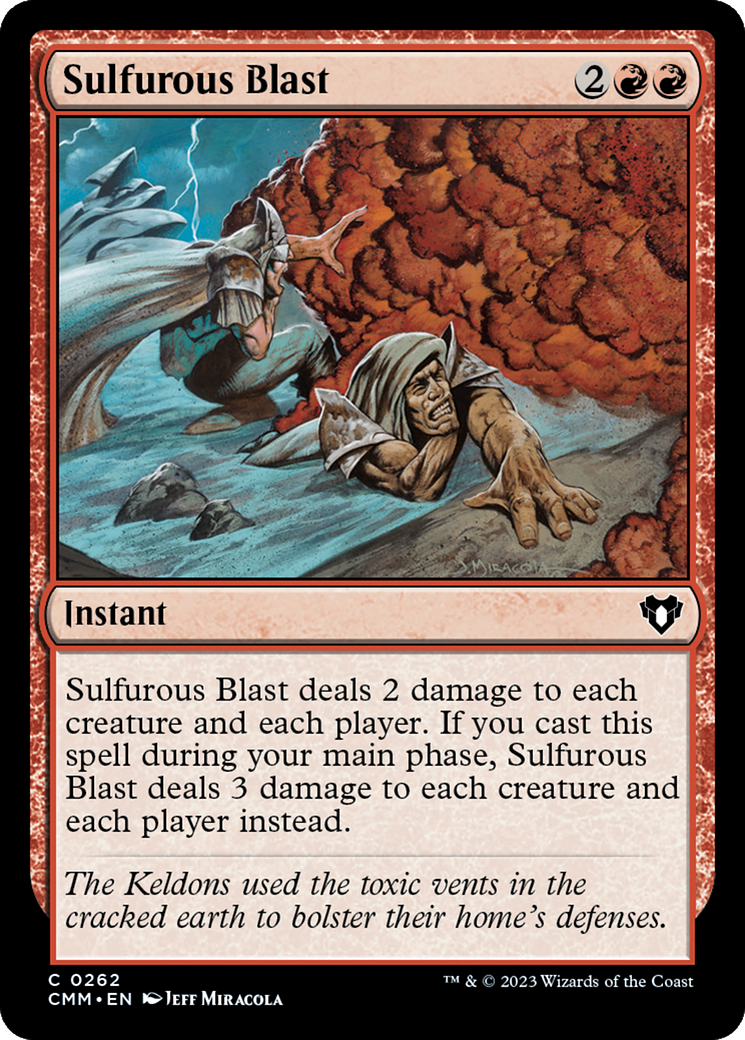 Sulfurous Blast [Commander Masters] | The CG Realm