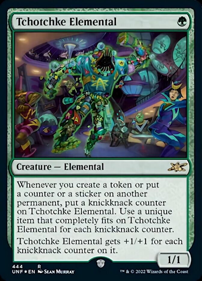 Tchotchke Elemental (Galaxy Foil) [Unfinity] | The CG Realm