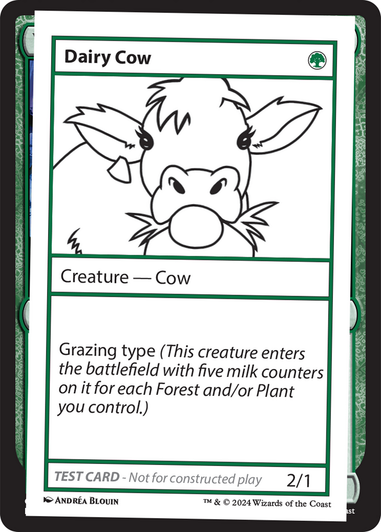 Dairy Cow [Mystery Booster 2 Playtest Cards] | The CG Realm