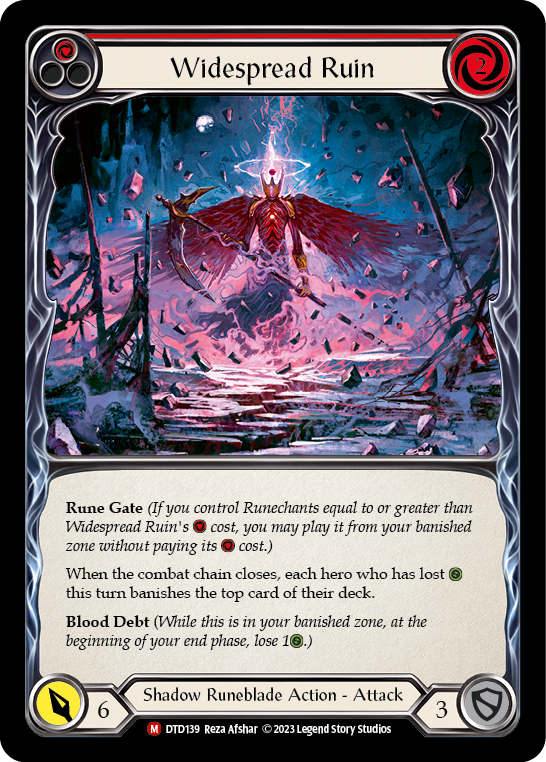 Widespread Ruin [DTD139] (Dusk Till Dawn)  Rainbow Foil | The CG Realm