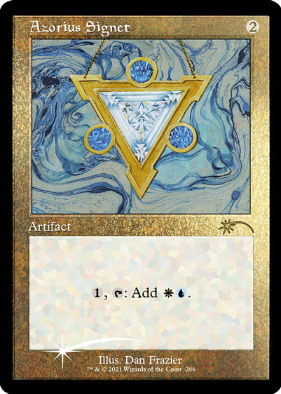 Azorius Signet (Retro) (Foil Etched) [Secret Lair Drop Series] | The CG Realm