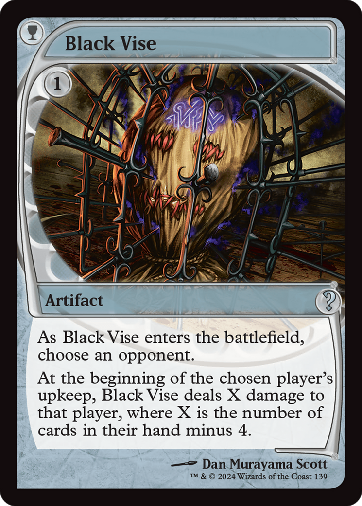 Black Vise (Future Sight) [Mystery Booster 2] | The CG Realm