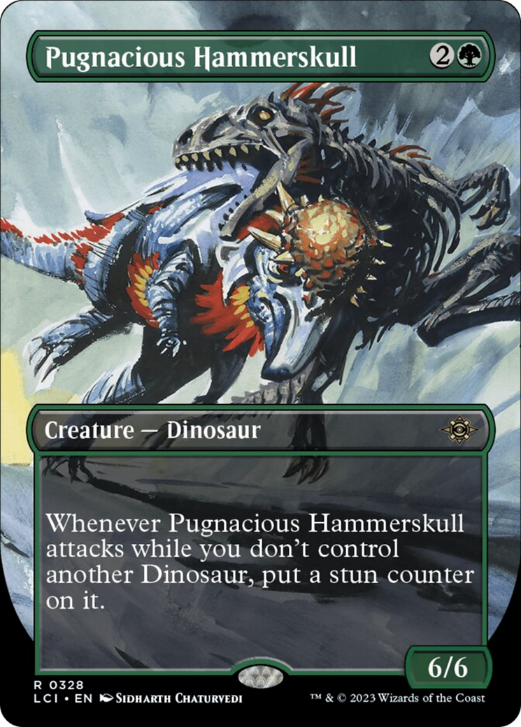 Pugnacious Hammerskull (Borderless) [The Lost Caverns of Ixalan] | The CG Realm