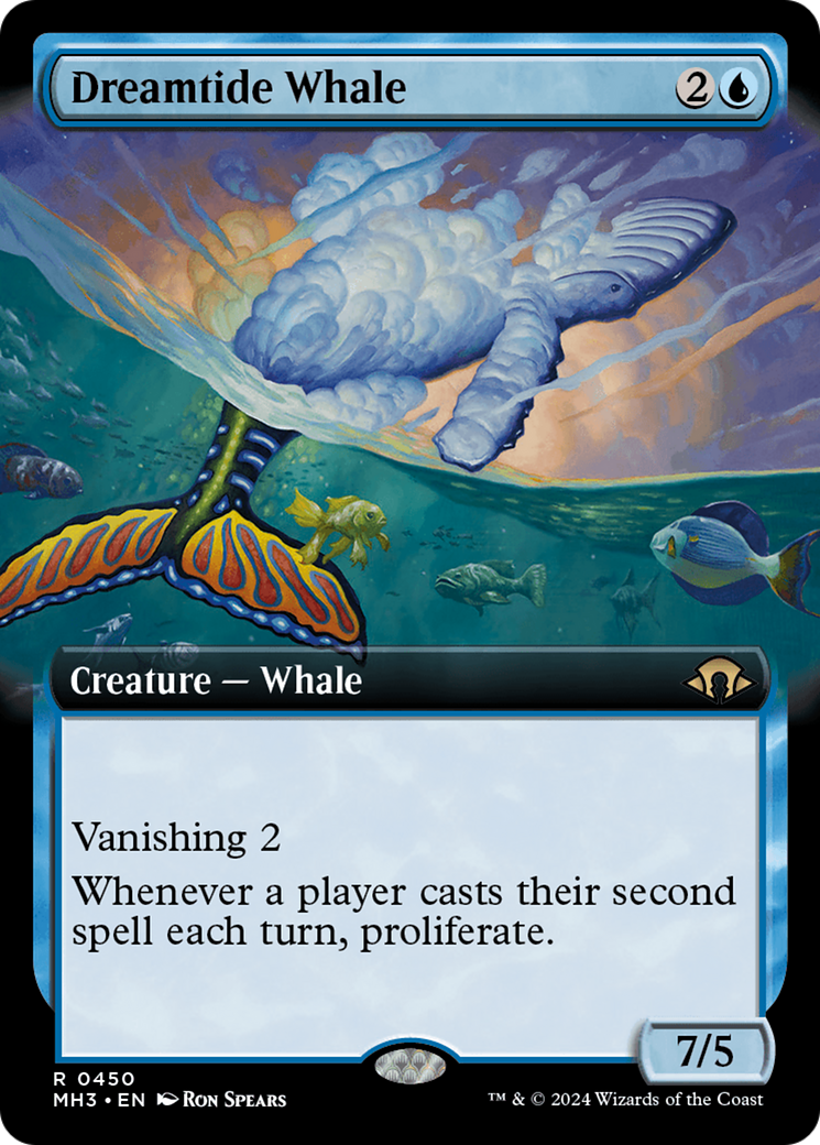 Dreamtide Whale (Extended Art) [Modern Horizons 3] | The CG Realm