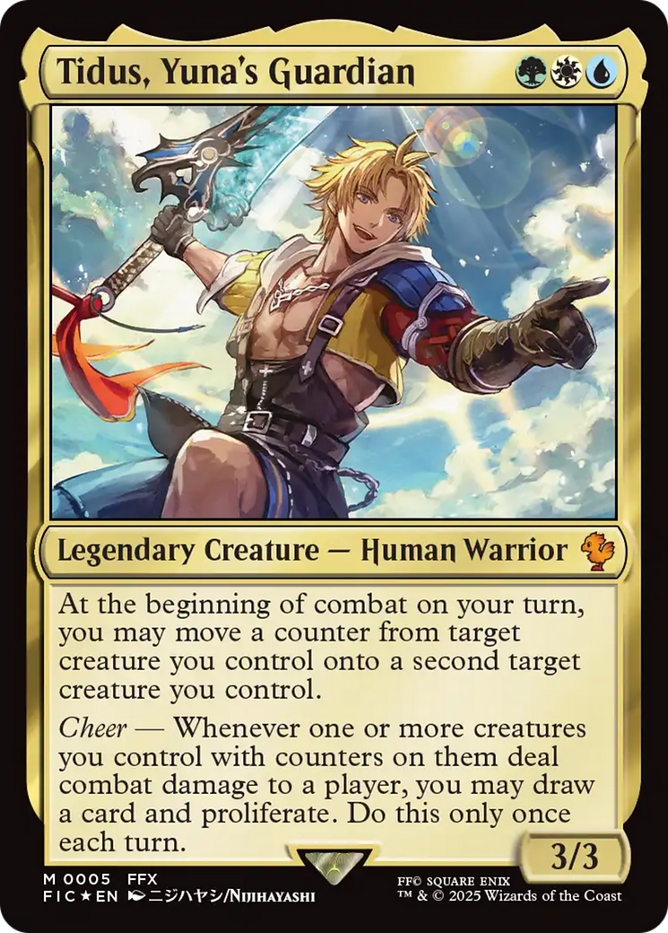 Tidus, Yuna's Guardian [FINAL FANTASY Commander] | The CG Realm