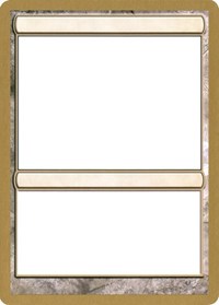 2004 World Championship Blank Card [World Championship Decks 2004] | The CG Realm