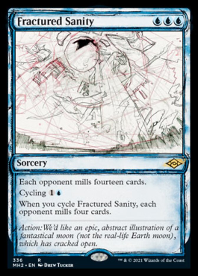 Fractured Sanity (Sketch) [Modern Horizons 2] | The CG Realm