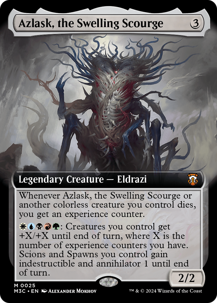 Azlask, the Swelling Scourge (Extended Art) [Modern Horizons 3 Commander] | The CG Realm