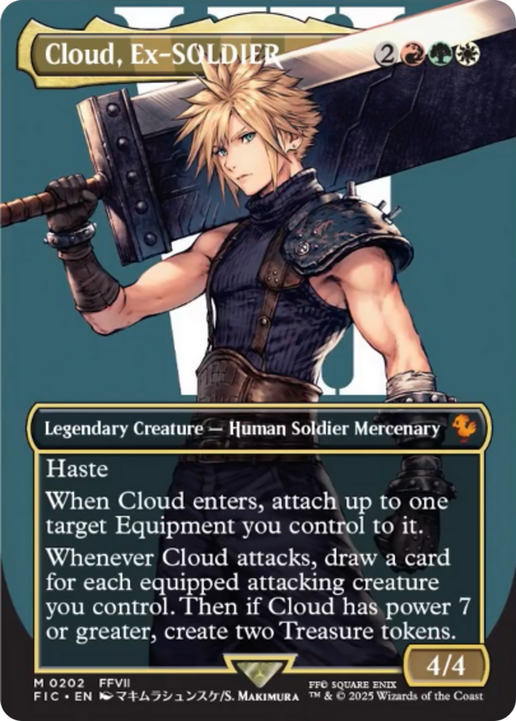 Cloud, Ex-SOLDIER (Borderless) [FINAL FANTASY Commander] | The CG Realm