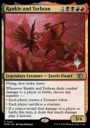 Rankle and Torbran (Promo Pack) [March of the Machine Promos] | The CG Realm