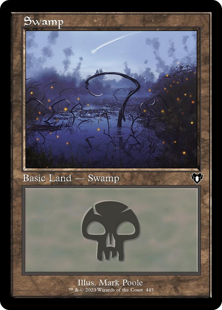 Swamp (445) (Retro) [Commander Masters] | The CG Realm