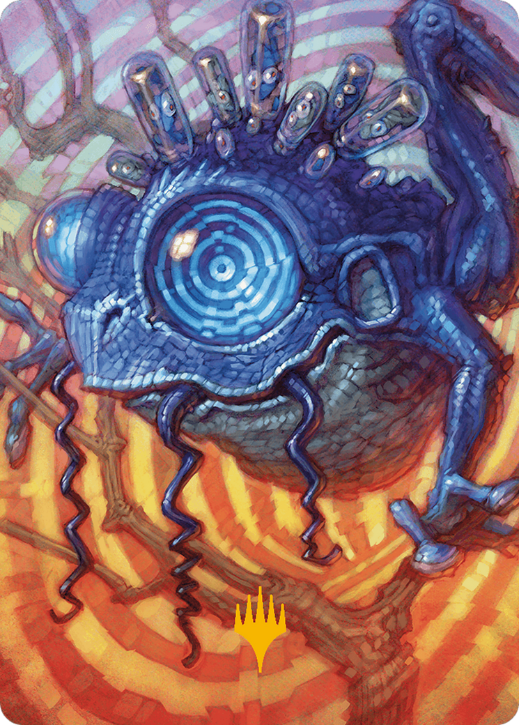 Psychic Frog Art Card (Gold-Stamped Planeswalker Symbol) [Modern Horizons 3 Art Series] | The CG Realm