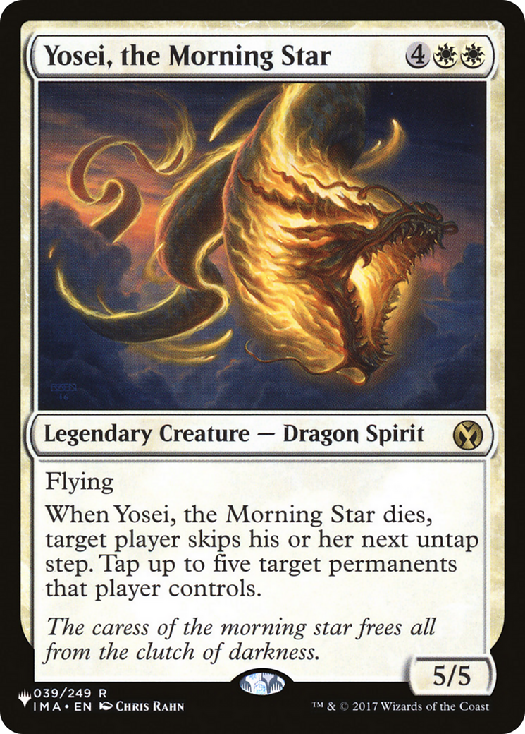 Yosei, the Morning Star [The List Reprints] | The CG Realm