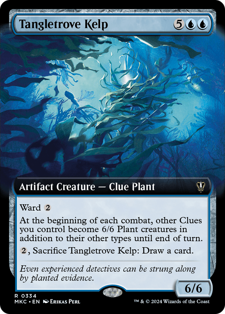 Tangletrove Kelp (Extended Art) [Murders at Karlov Manor Commander] | The CG Realm