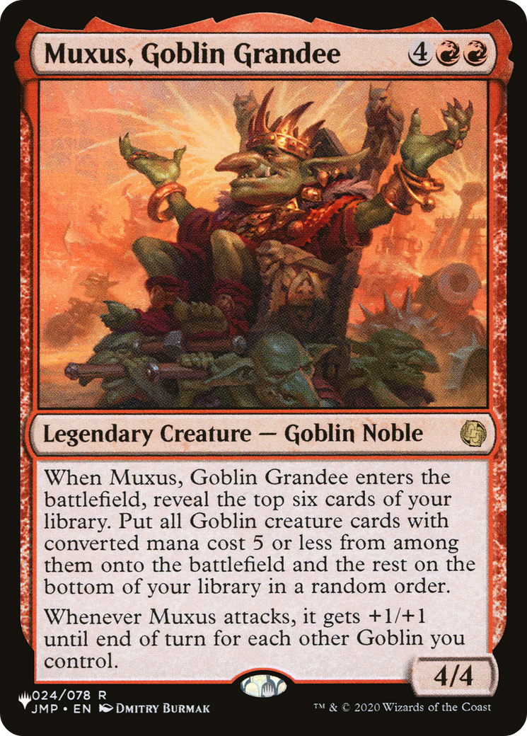 Muxus, Goblin Grandee [The List Reprints] | The CG Realm